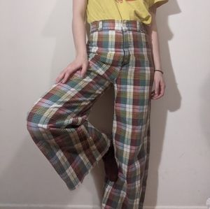 COLOURFUL PAID TROUSERS